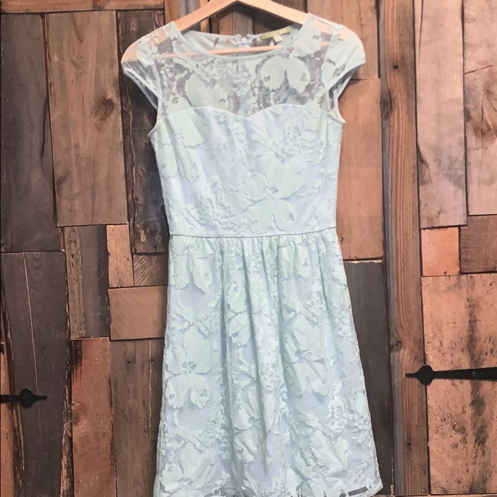 Mint Lace Dress